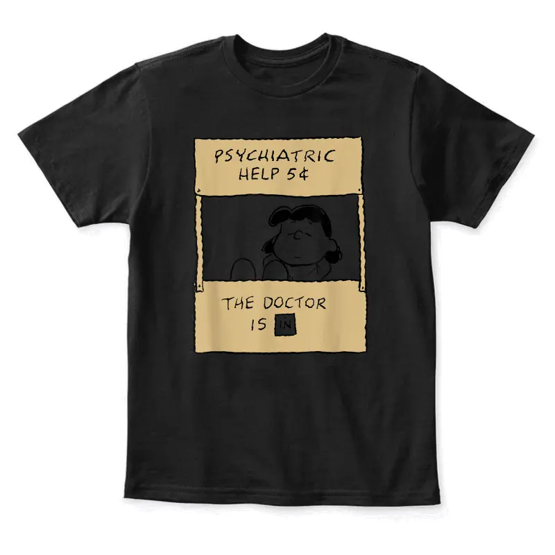 Peanuts - Lucy Doctor Is In Youth Staple T-Shirt