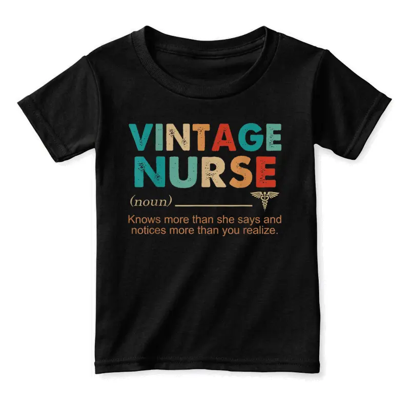 Vintage Nurse Toddler Staple T-Shirt