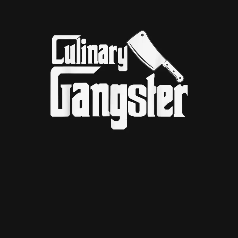 Culinary Gangster Funny Restaurant Cook Chef Unisex Long Sleeve T-Shirt