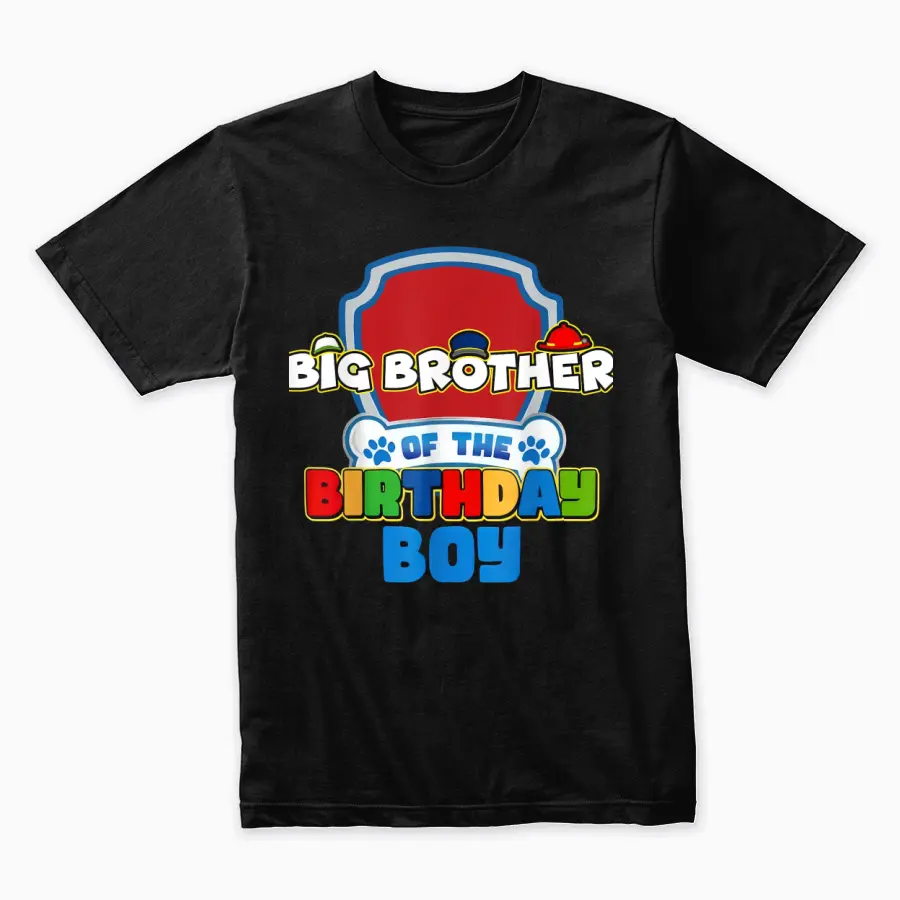 Big Brother Of The Birthday Paw Patrol Dog Family Matching Unisex Staple T-Shirt