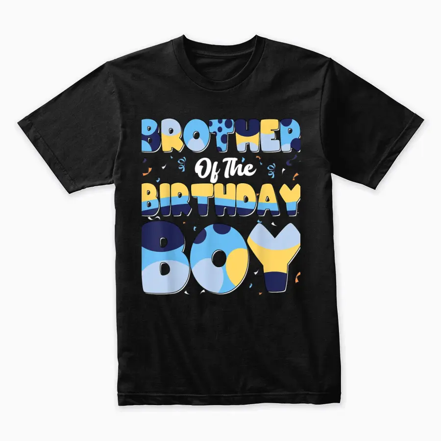 Brother Of The Birthday Boy Bluey Family Matching Unisex Staple T-Shirt