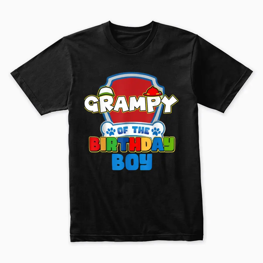 Grampy Of The Birthday Boy Paw Patrol Family Matching Unisex Staple T-Shirt