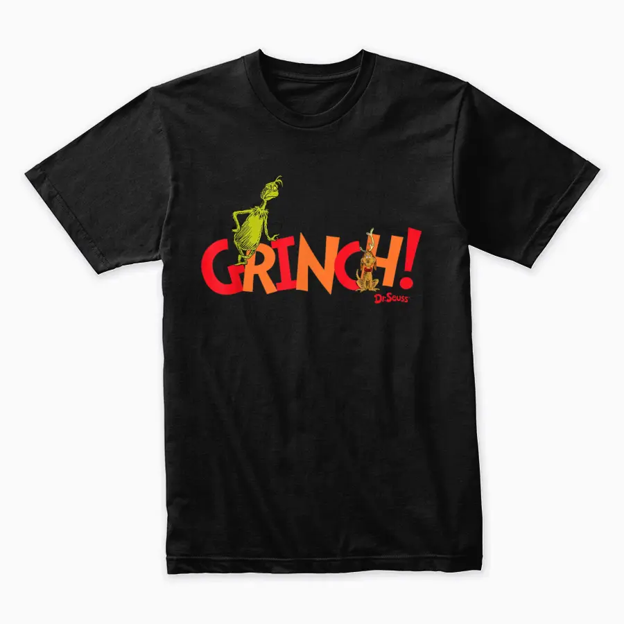 Dr. Seuss Grinch! With Max T-Shirt Unisex Staple T-Shirt