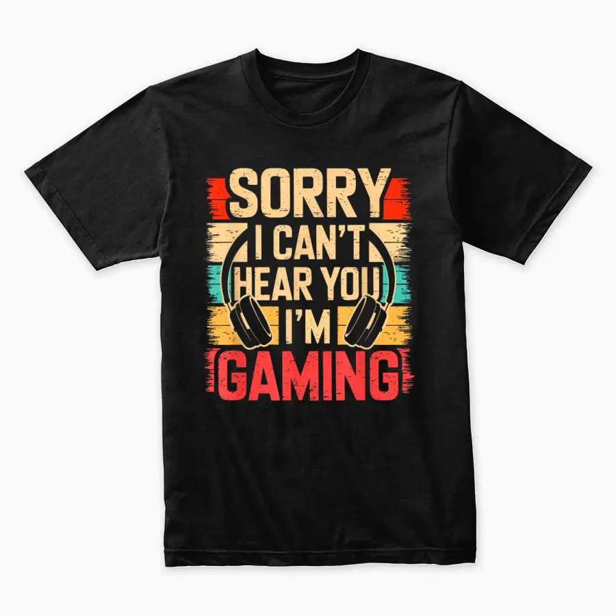 Funny Gamer Graphic Shirt For Teens Boys Men Video Gaming Unisex Staple T-Shirt