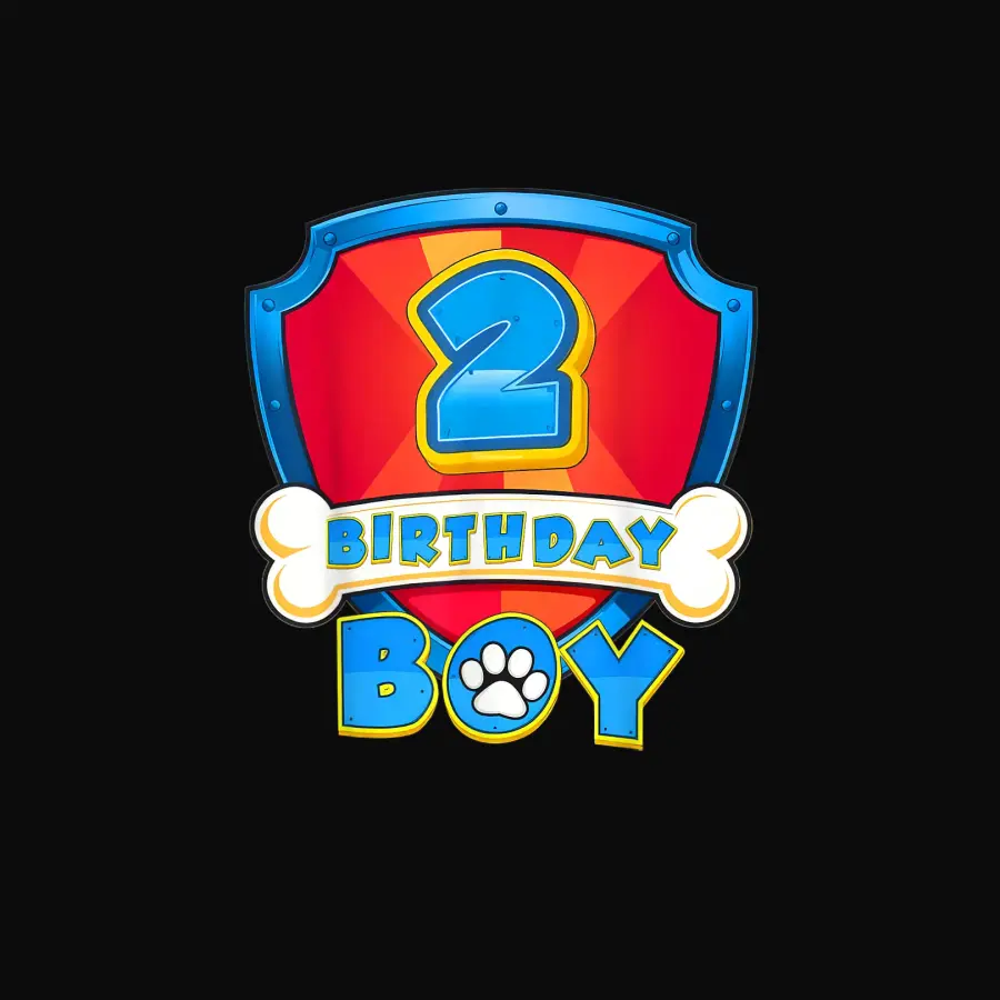 2Nd Birthday Boy Paw Patrol Family Matching Two Bday Party Unisex Staple T-Shirt