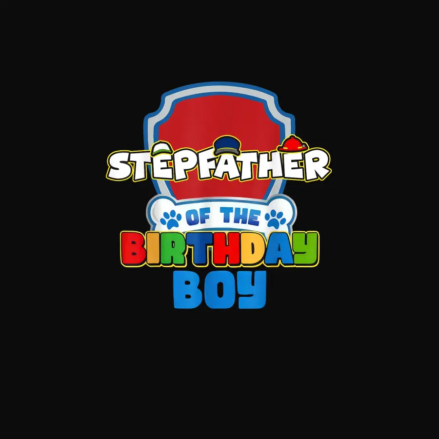 Stepfather Of The Birthday Boy Paw Patrol Family Matching Unisex Staple T-Shirt